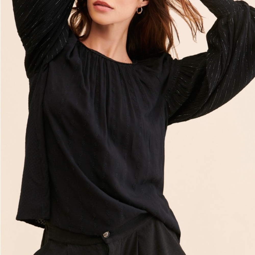 Anthropologie Conditions Apply Miranda Peasant Blouse, sz 2x